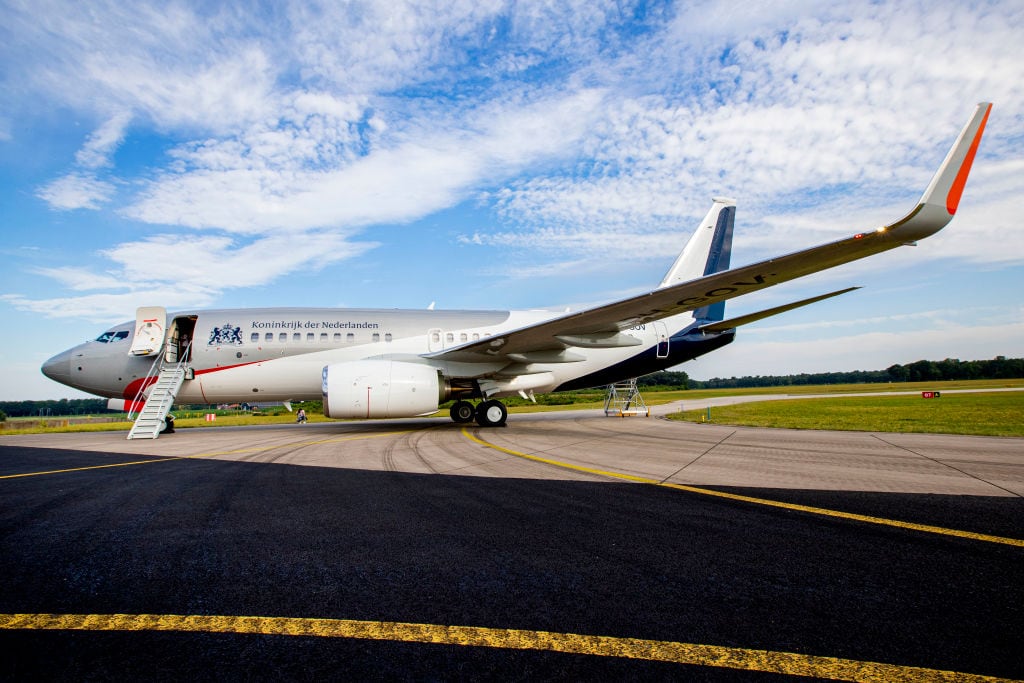 Boeing of the Dutch king. See what it looks like inside